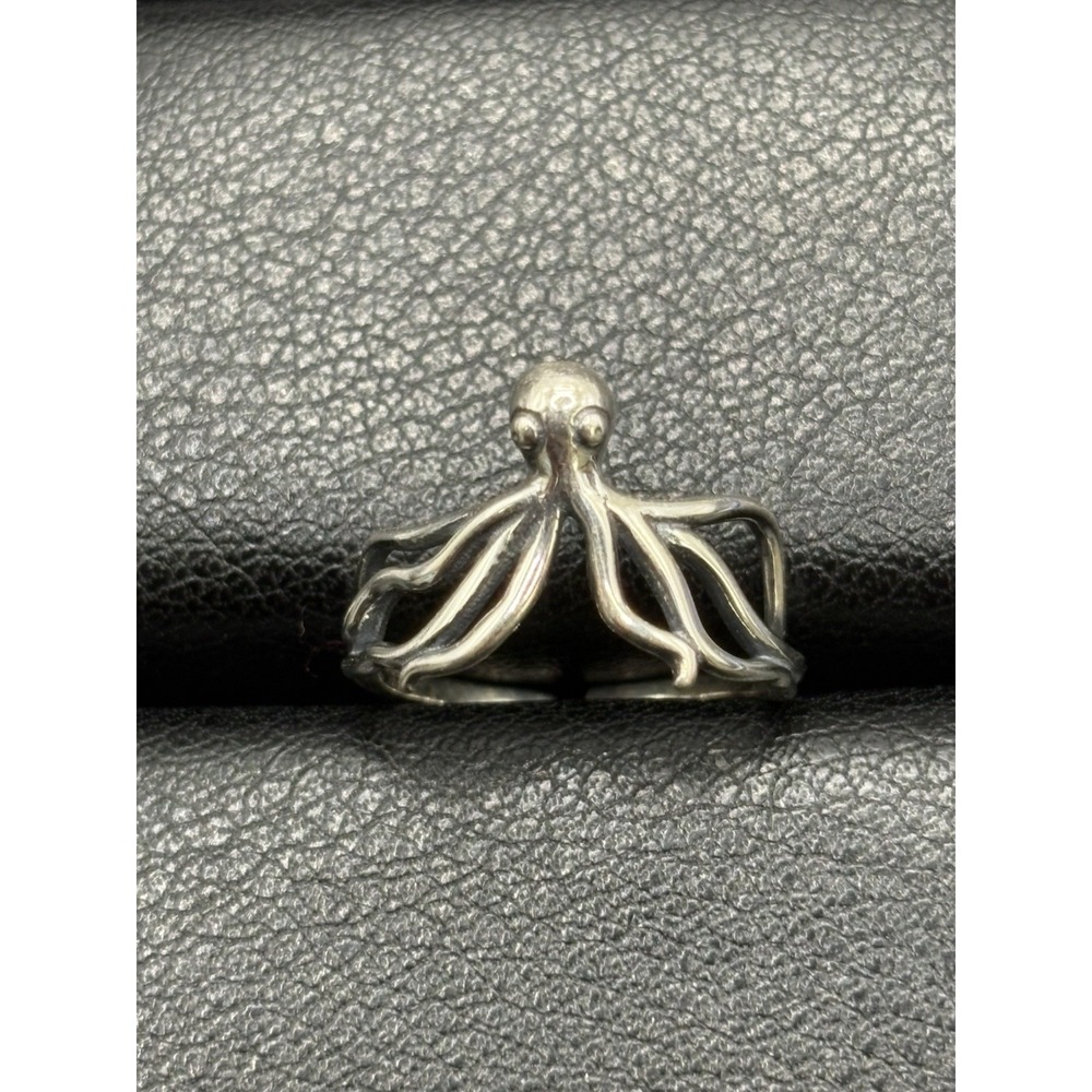 New Condition Sterling Silver Octopus Toe Ring 925 G15